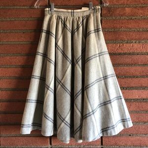 Vintage Liz Claiborne Plaid Skirt, Made in Hungary
